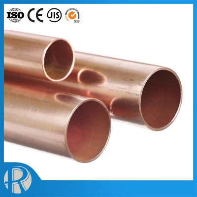 ASTM B280 Grade C21000 C23000 C26000 C27000 C27400 C28000 Tuyau en bronze en laiton et cuivre poli/1/2