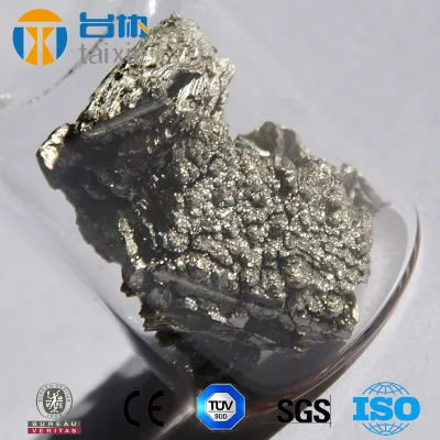 Scandium de bloc métallique de terres rares à haute pureté Sc 99,99 %